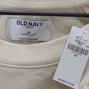 Old Navy Cream Sweater 4X